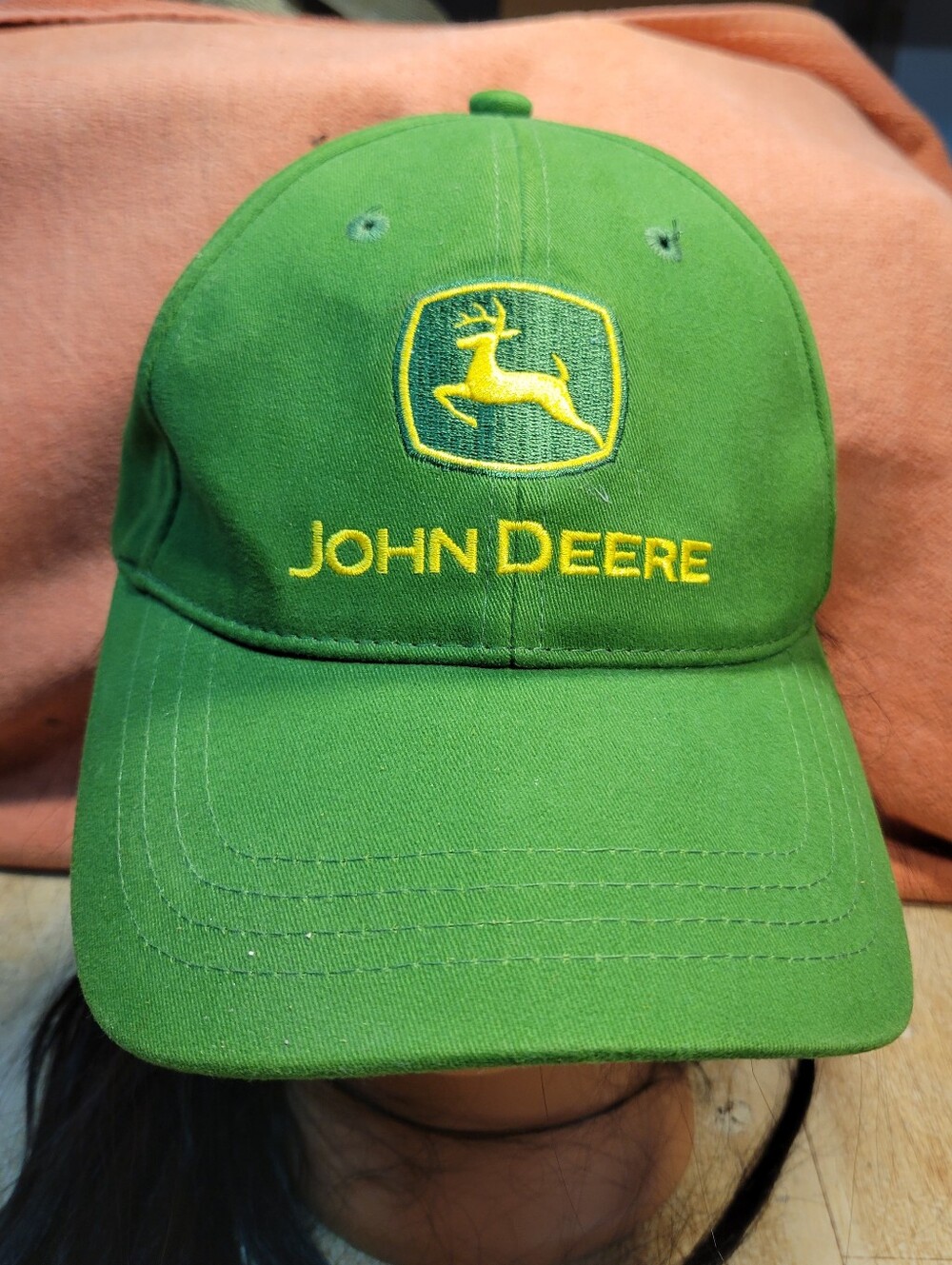 Classic John Deere Green Baseball Cap Hat